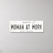 Rustikales modernes Bauernhaus, lang Leinwanddruck (Vorderseite)