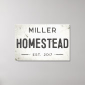 Rustikales modernes Bauernhaus Leinwanddruck (Vorderseite)