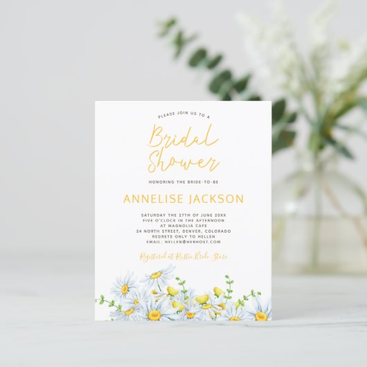 Rustikales, modernes, blumengeschmücktes BUDGET-Br (Stehend Vorderseite)