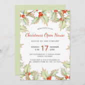 Rustikales, modernes, blumengeschmücktes Weihnacht (Vorne/Hinten)