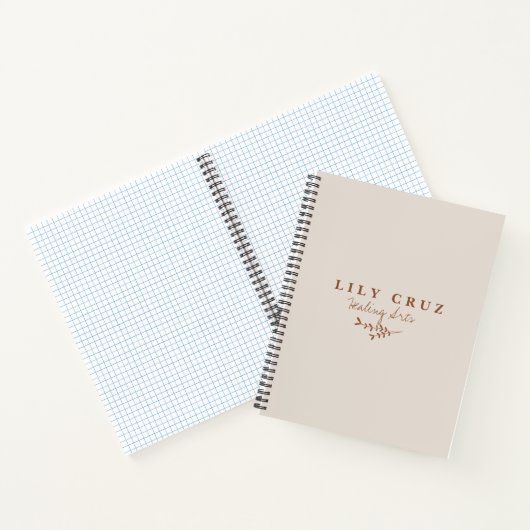 Rustikales modernes botanisches Personalisiertes G Notizblock (Innenseite)