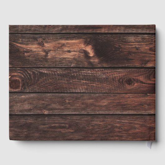 Rustikales modernes Foto Custom Abschluss Gästebuch (Rückseite)