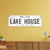 Rustikales, modernes Industriehaus Lange Leinwanddruck (Insitu (Wohnzimmer))