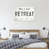 Rustikales modernes Industriehaus Leinwanddruck (Insitu (Schlafzimmer))