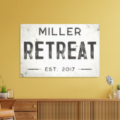 Rustikales modernes Industriehaus Leinwanddruck (Insitu (Wohnzimmer))