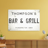 Rustikales modernes industrielles Bauernhaus Bar C Leinwanddruck (Insitu (Wohnzimmer))