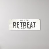 Rustikales modernes industrielles Bauernhaus Leinwanddruck (Vorderseite)