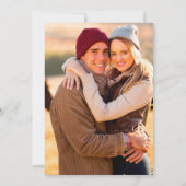 Rustikales modernes Landhaus Dusche Foto Einladung (Rückseite)