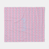 Rustikales modernes Muster Fleecedecke (Vorderseite (Horizontal))