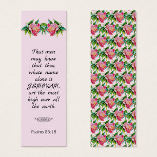 Rustikales modernes religiöses Bibelpeony Pink Les