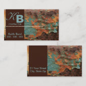 Rustikales modernes visitenkarte (Vorne/Hinten)