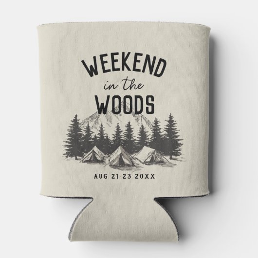 Rustikales modernes Wochenende in der Woods Bachel Dosenkühler (Rückseite)