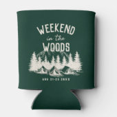 Rustikales modernes Wochenende in der Woods Bachel Dosenkühler (Rückseite)