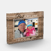 Rustikales Mohn je Opa Fotoblock (Links)