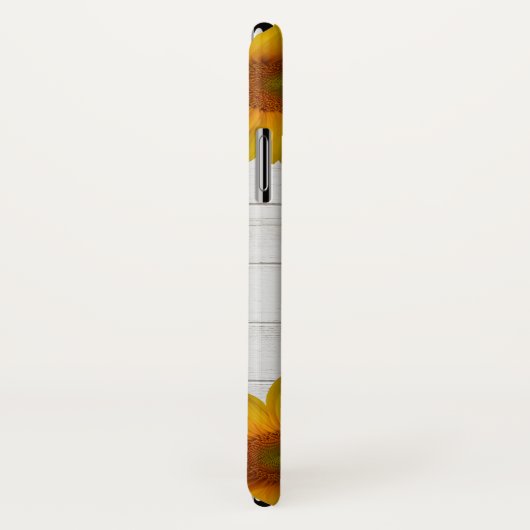 Rustikales Monogramm der Sonnenblume-| Case-Mate iPhone Hülle (Hinten/Rechts)