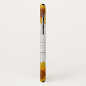 Rustikales Monogramm der Sonnenblume-| Case-Mate iPhone Hülle (Hinten/Links)