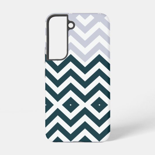 Rustikales Monogramm Groovy Chic Samsung Galaxy Hülle (Rückseite)