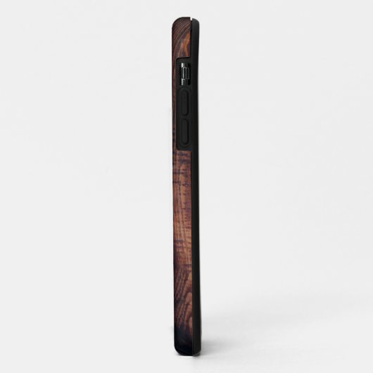 Rustikales Monogramm Holz gestylt Hirschantler Case-Mate iPhone Hülle (Hinten/Links)