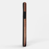 Rustikales Monogramm Holz gestylt Hirschantler Case-Mate iPhone Hülle (Hinten/Rechts)