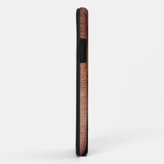 Rustikales Monogramm Holz gestylt Hirschantler Case-Mate iPhone Hülle (Hinten/Rechts)