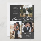 Rustikales Moody-Foto Save The Date (Vorderseite)