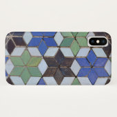 Rustikales Mosaik Star Phone Case (Rückseite (Horizontal))