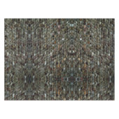 Rustikales Mosaiksteinmuster Tischdecke (Vorderseite (Horizontal))