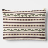 Rustikales Mushroom-Muster Zubehörtasche (Rückseite)