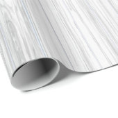 Rustikales Muster aus blau-weißem Holz Geschenkpapier (Rolleneckpunkt)