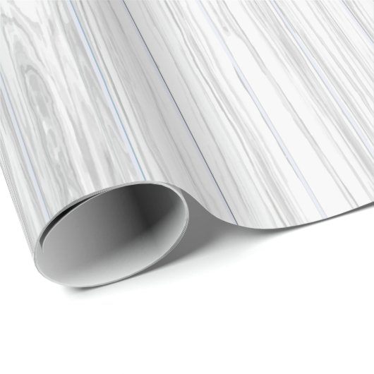 Rustikales Muster aus blau-weißem Holz Geschenkpapier (Rolleneckpunkt)