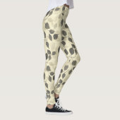 Rustikales Muster aus gepressten Blättern – Herbst Leggings (Rechts)