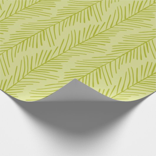 Rustikales Muster der Pine Tree Geschenkpapier (Ecke)