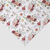 Rustikales Muster für Südflora und Baumwolle Seidenpapier (Ausschnitt)