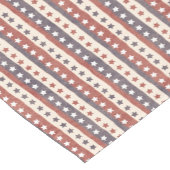 Rustikales Muster für US Flagge Kurzer Tischläufer (Ecke)