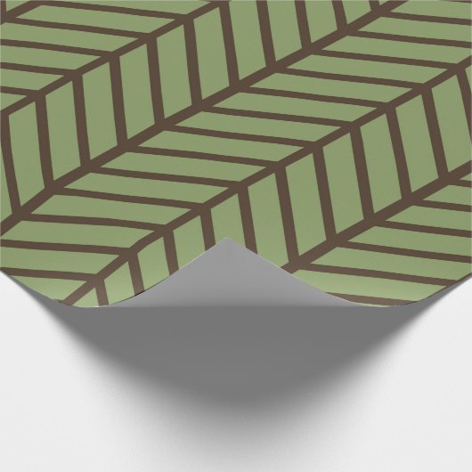 Rustikales Muster Geschenkpapier (Ecke)