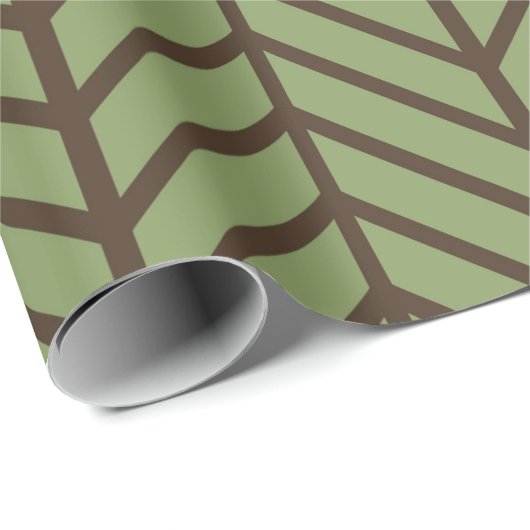 Rustikales Muster Geschenkpapier (Rolleneckpunkt)