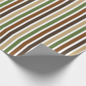 Rustikales Muster Geschenkpapier (Ecke)