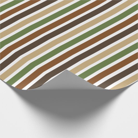 Rustikales Muster Geschenkpapier (Ecke)