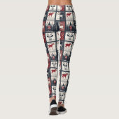 Rustikales Muster | nordisch Leggings (Rückseite)