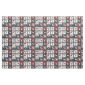 Rustikales Muster | nordisch Stoff (Fat Quarter (45,7 x 55,9 cm))