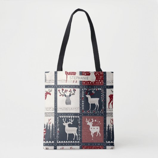 Rustikales Muster | nordisch Tasche (Vorderseite)