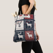Rustikales Muster | nordisch Tasche (Von Nahem)