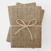 Rustikales Naturschutzpapier - Öko Geschenkpapier Set (Beispiel)
