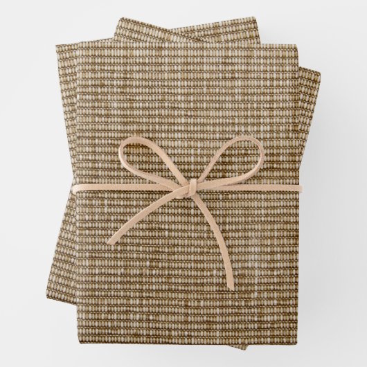 Rustikales Naturschutzpapier - Öko Geschenkpapier Set (Beispiel)