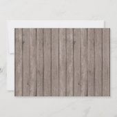 Rustikales Navy Blue Greenerity Cross Boy Baptism Dankeskarte (Rückseite)