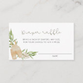 Rustikales Neutral Diaper Begleitkarte (Vorderseite)