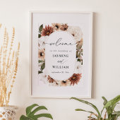 Rustikales neutrales Botschafterwillkommenszeichen Poster