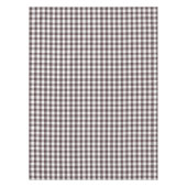 Rustikales neutrales Brown White Gingham Buffalo K Tischdecke (Vorderseite)