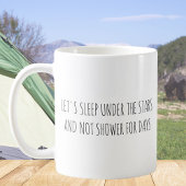 Rustikales Niedliches Camping Funny Meme Zitat Sch Kaffeetasse