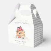 Rustikales Niedliches Fruchtpancake Wasserfarben B Geschenkschachtel (Rückseite)